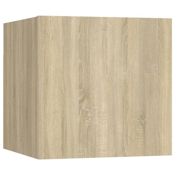 Mueble de pared para TV madera contrachapada color roble sonoma