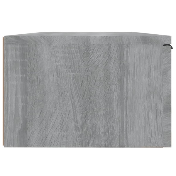 Armarios de pared 2 uds contrachapada gris Sonoma 68x30x20 cm