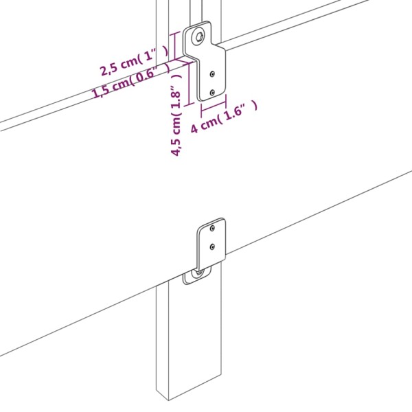 Cabeceros 4 unidades cuero sintético capuchino 72x5x78/88 cm