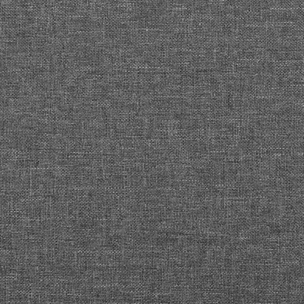 Cabecero de tela gris oscuro 103x23x78/88 cm