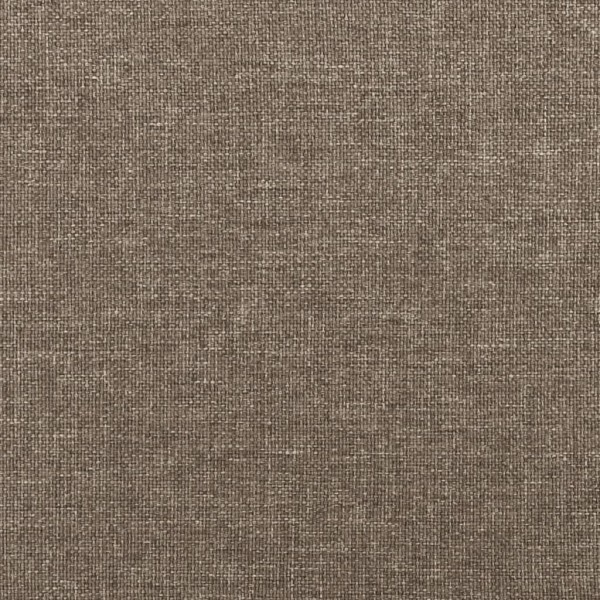 Cabecero de tela gris taupe 147x23x78/88 cm