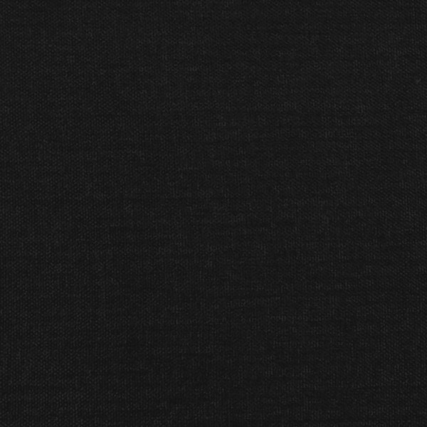 Cabecero con orejas de tela negro 147x16x118/128 cm