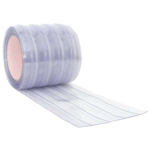 Tira de cortina para puertas PVC transparente 200x1,6 mm 25 m