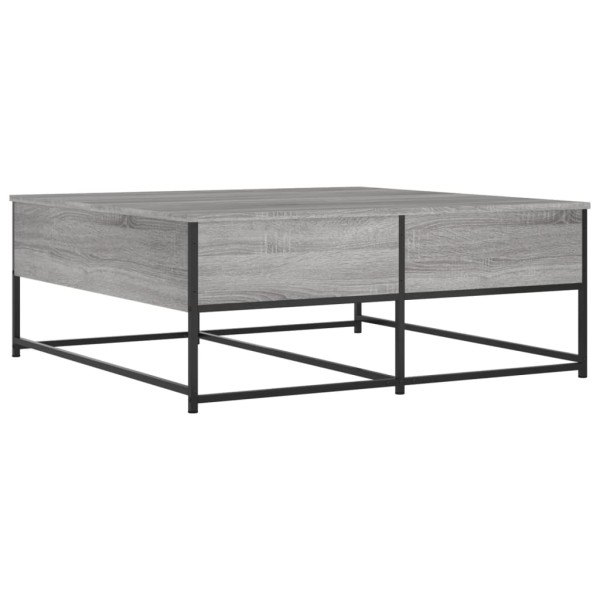 Mesa de centro madera de ingeniería gris Sonoma 100x99x40 cm