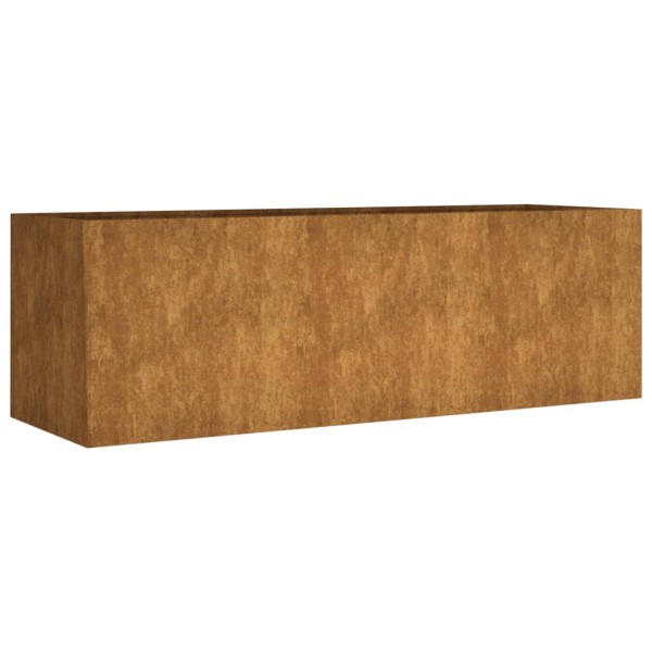 Jardinera acero corten 120x40x40 cm