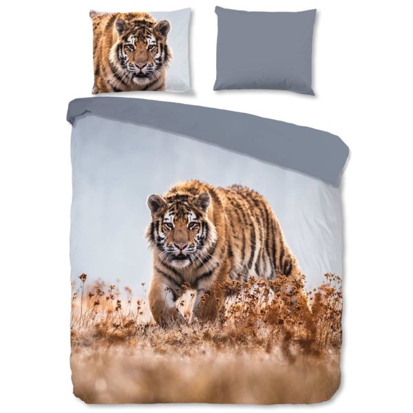 Good Morning Funda de edredón TIGER 240x200/220 cm multicolor