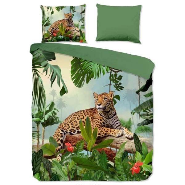 Good Morning Funda de edredón JUNGLE 155x220 cm multicolor