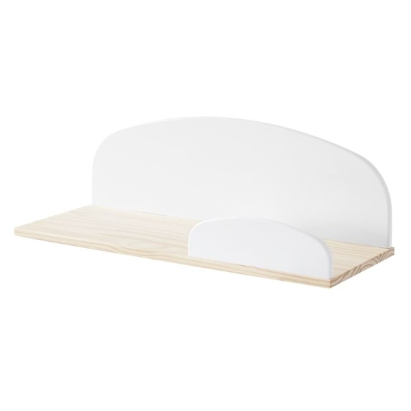 Vipack Estante de pared Kiddy madera blanco 65 cm