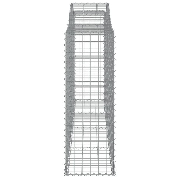 Cestas gaviones 7 uds forma de arco hierro 300x50x140/160 cm