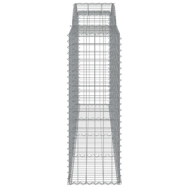 Cestas gaviones 5 uds forma de arco hierro 300x50x140/160 cm