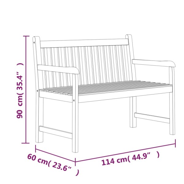 Juego de comedor para jardín 4 piezas madera maciza de teca