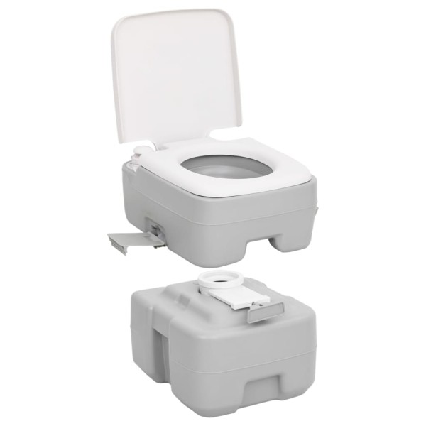 Juego de inodoro con lavabo portátil para camping