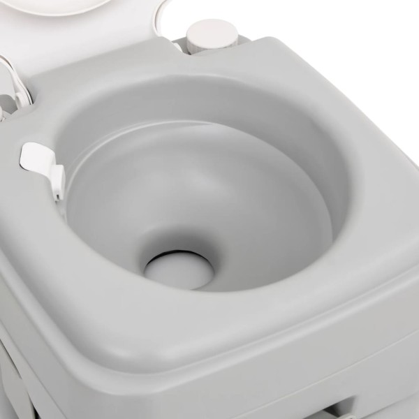 Juego de inodoro con lavabo portátil para camping