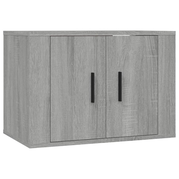 Muebles para TV de pared 3 uds gris Sonoma 57x34,5x40 cm