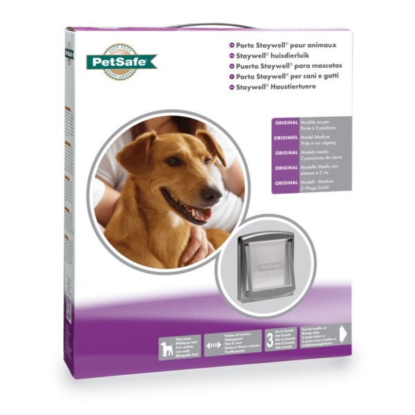 PetSafe Puerta mascotas 2 posiciones 740 mediana 26,7x22,8