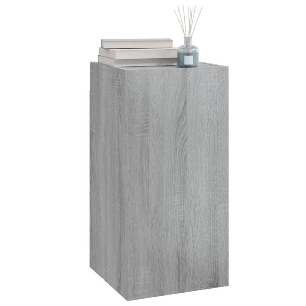 Mueble para TV 2 uds contrachapado gris Sonoma 30,5x30x60 cm