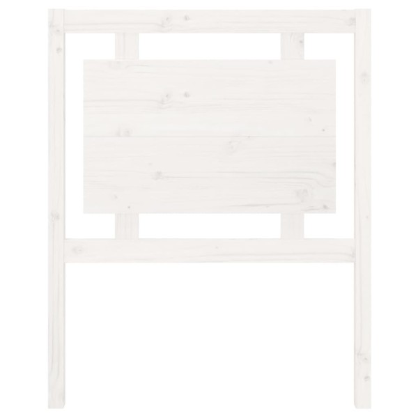 Cabecero de cama madera maciza de pino blanco 80,5x4x100 cm