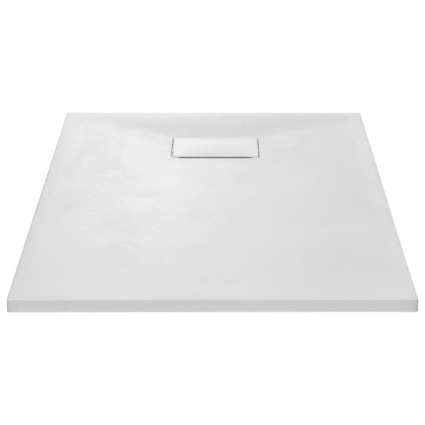 Plato de ducha SMC blanco 100x70 cm