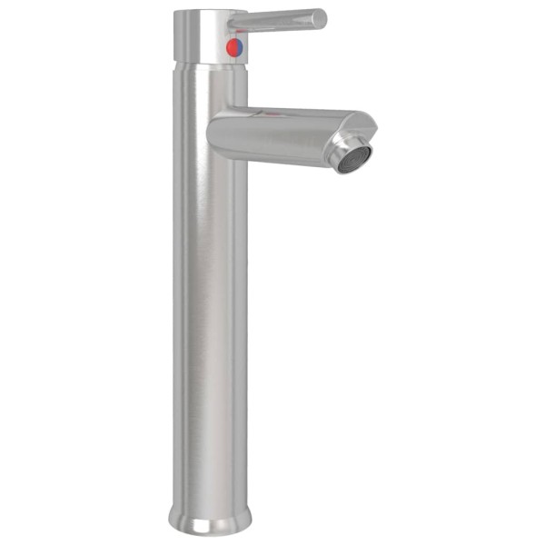 Lavabo con grifo y tapón pulsador cristal templado esmerilado