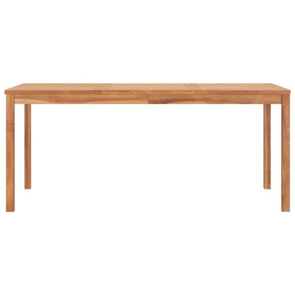 Mesa de comedor de jardín madera maciza de teca 180x90x77 cm