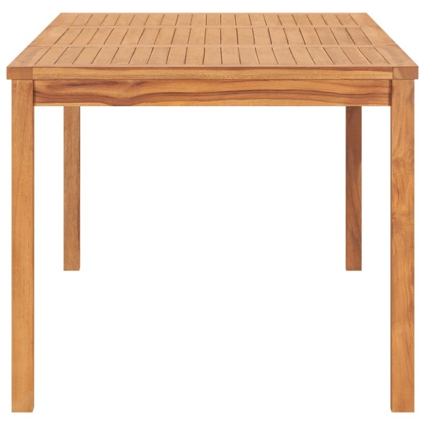 Mesa de comedor de jardín madera maciza de teca 180x90x77 cm