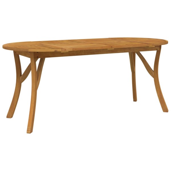 Mesa de jardín madera maciza de acacia 200x90x75 cm