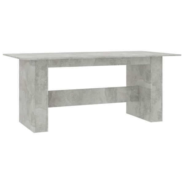 Mesa de comedor madera de ingeniería gris hormigón 180x90x76 cm