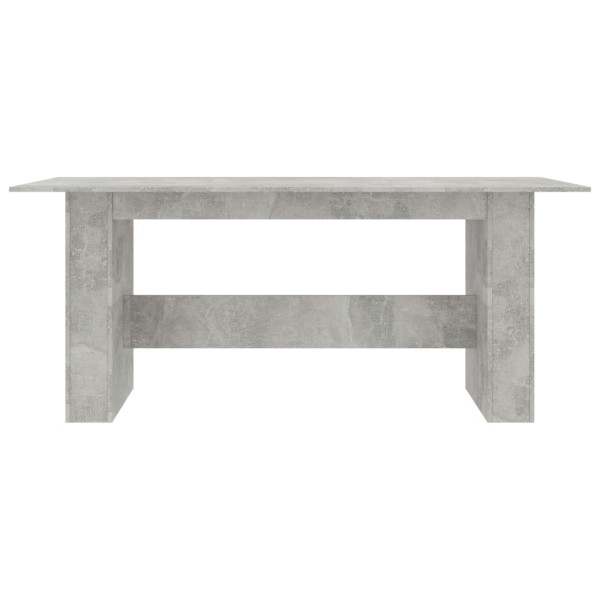 Mesa de comedor madera de ingeniería gris hormigón 180x90x76 cm