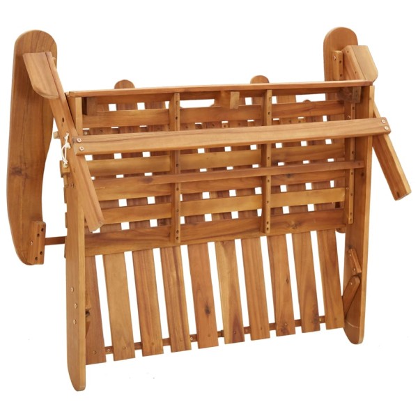 Juego de muebles de jardín Adirondack 4 piezas madera acacia