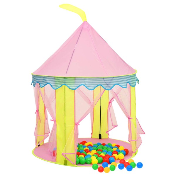 Tienda de juegos para niños rosa 100x100x127 cm