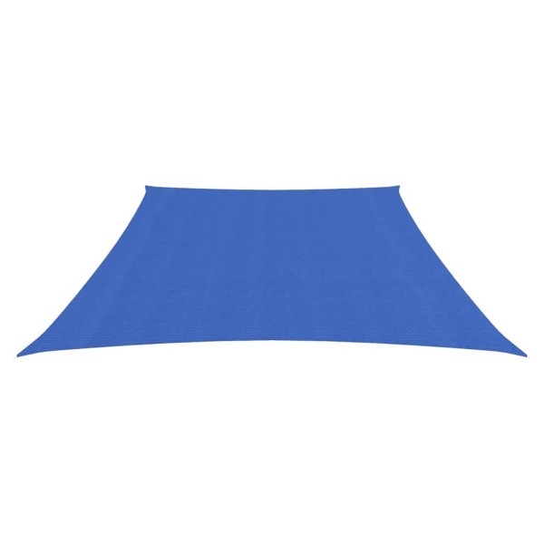 Toldo de vela HDPE azul 160 g/m² 3/4x2 m