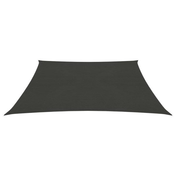 Toldo de vela gris antracita HDPE 160 g/m² 3/4x2 m