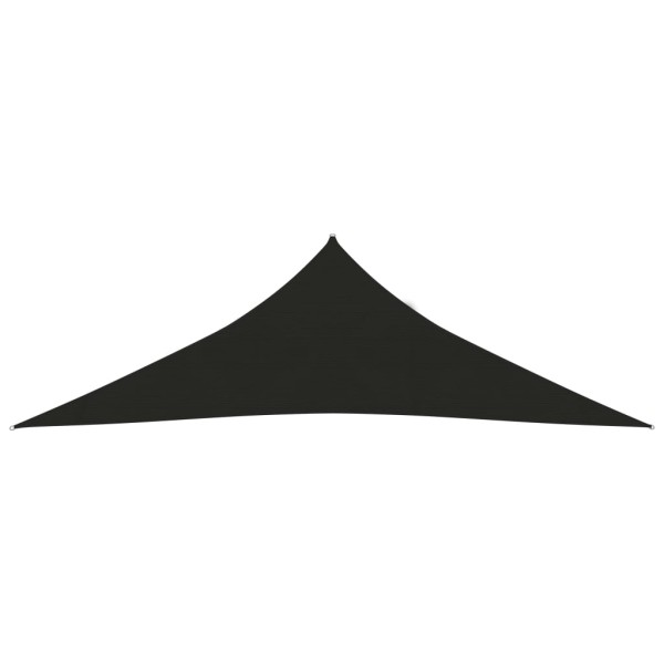 Toldo de vela HDPE negro 160 g/m² 4x4x5,8 m