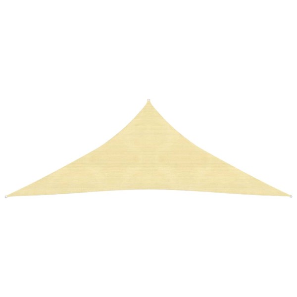 Toldo de vela HDPE beige 160 g/m² 4x4x4 m