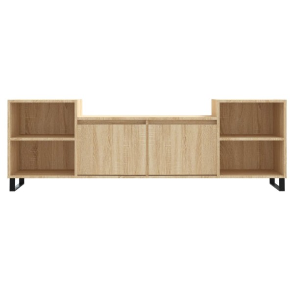 Mueble para TV madera contrachapada roble Sonoma 160x35x55 cm