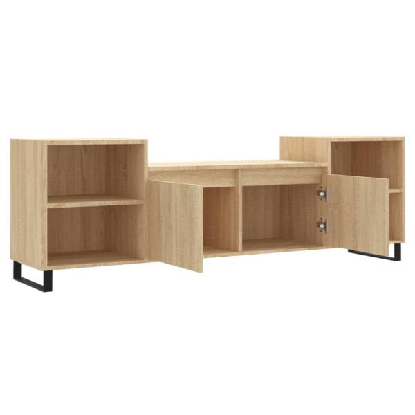 Mueble para TV madera contrachapada roble Sonoma 160x35x55 cm