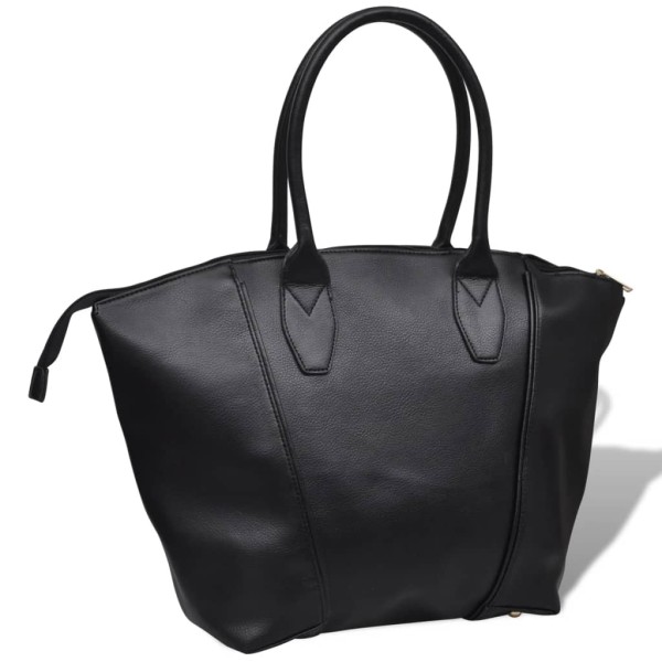 Bolso negro cuadrado