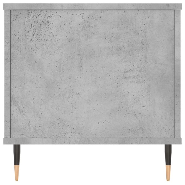 Mesa de centro madera contrachapada gris hormigón 90x44,5x45 cm