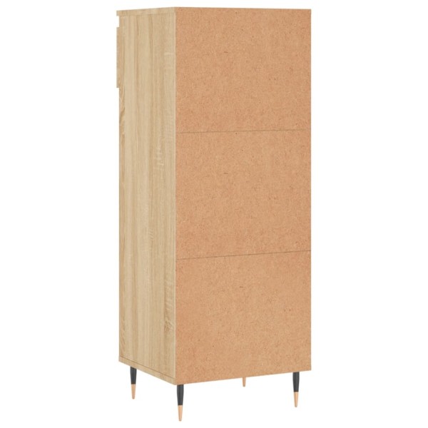 Mueble zapatero madera contrachapada roble Sonoma 40x36x105 cm