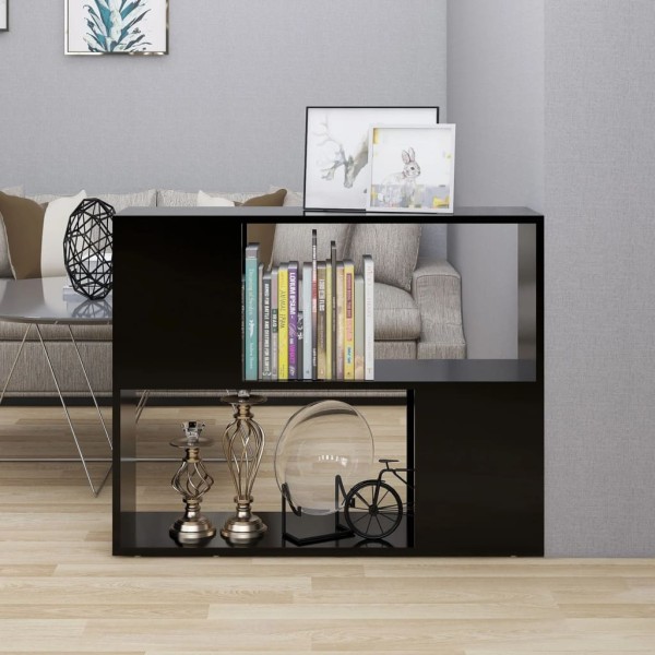 Mueble para TV madera contrachapada negro 80x24x63 cm