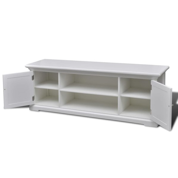 Mueble para TV de madera blanco