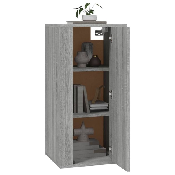 Mueble para TV de pared gris Sonoma 40x34,5x80 cm