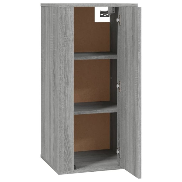 Mueble para TV de pared gris Sonoma 40x34,5x80 cm