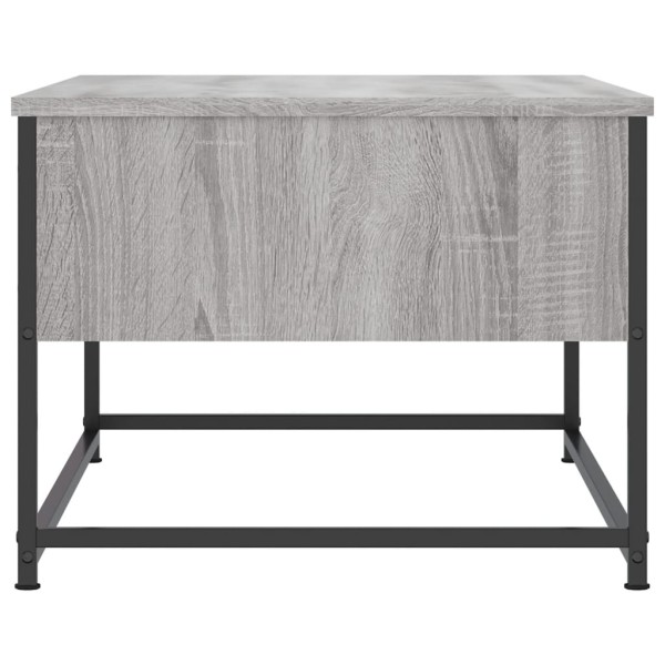 Mesa de centro madera de ingeniería gris Sonoma 100x51x40 cm