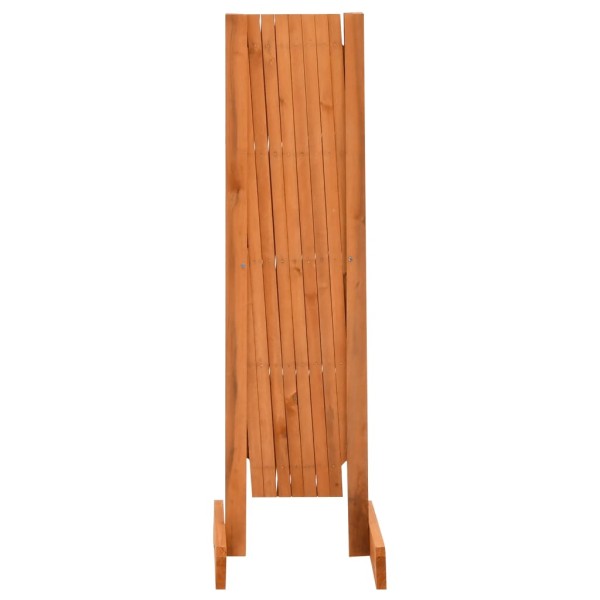 Valla de jardín enrejada madera maciza abeto naranja 150x80 cm