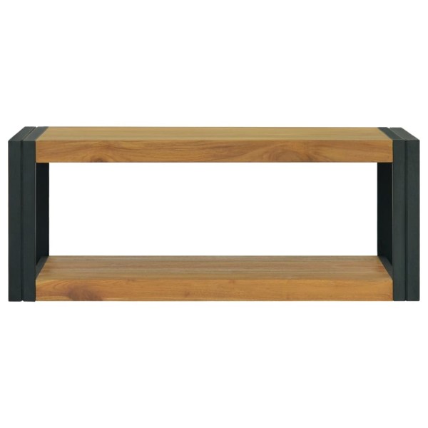 Armario de baño madera maciza de teca 90x45x35 cm