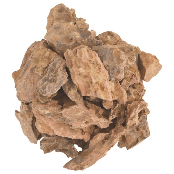 Piedras de dragón marrón 25 kg 1-10 cm