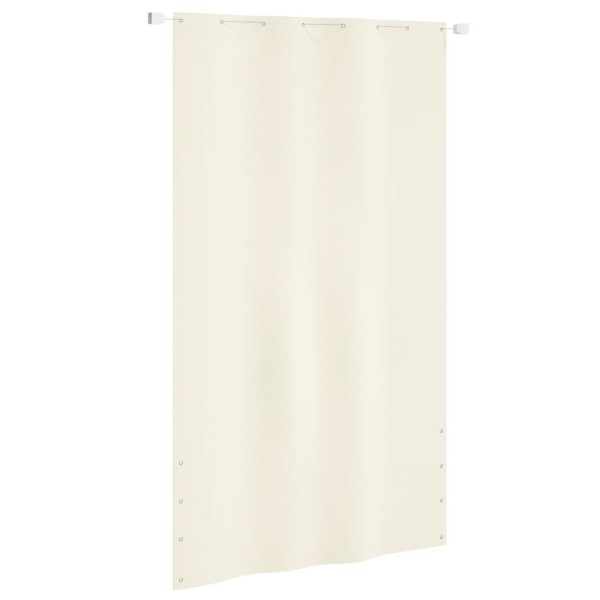 Toldo pantalla para balcón tela oxford color crema 140x240 cm