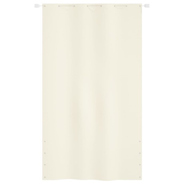 Toldo pantalla para balcón tela oxford color crema 140x240 cm