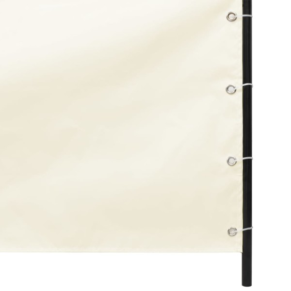 Toldo pantalla para balcón tela oxford color crema 140x240 cm